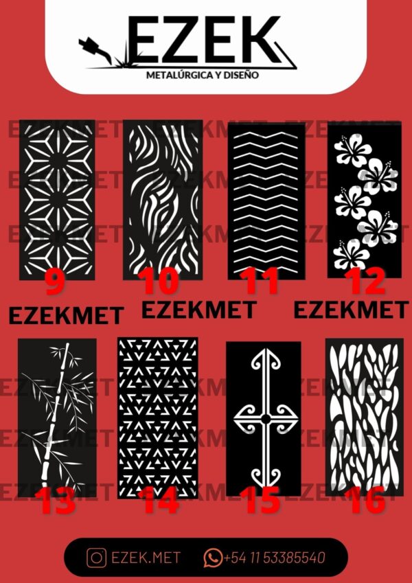 10 Puerta Doble Hasta 2.4x2.4mts