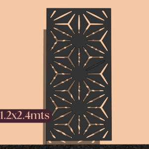 Placa decorativa metal 1,6mm 1200x2400mm