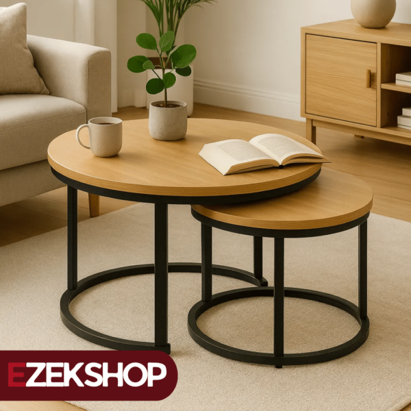 Set nido hierro y madera