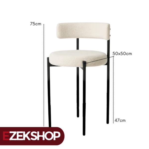 Silla acero tapizado premiun